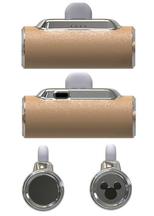 Pocket Type Leather Power Bank 5000mAh Più di 300 volte durata del ciclo