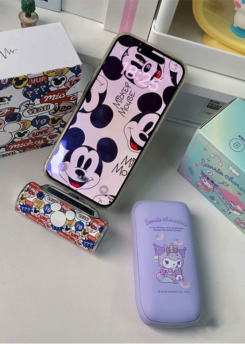 Pocket Type Leather Power Bank 5000mAh Più di 300 volte durata del ciclo