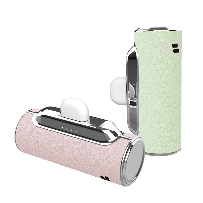 Power Bank in pelle di fascia alta 5V 2.1 Un connettore di tipo C incorporato