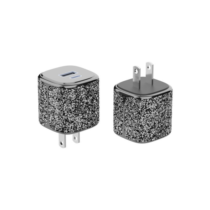 Ultra Compact 35W Tipo C caricabatterie a parete Conchiglia di diamante e finitura elettrica