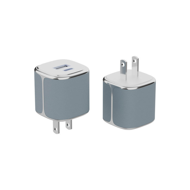 Carica veloce Tipo C Caricabatterie a parete Mini 35W GaN Caricabatterie in pelle