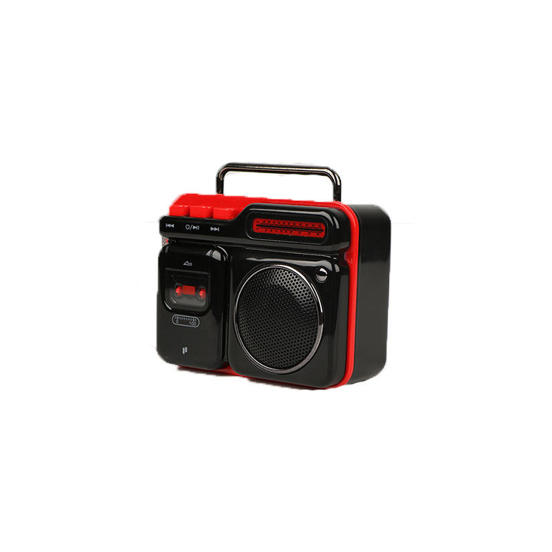 Mini portabile Bluetooth altoparlanti metallo alloggiamento brevetto di progettazione tipo radio